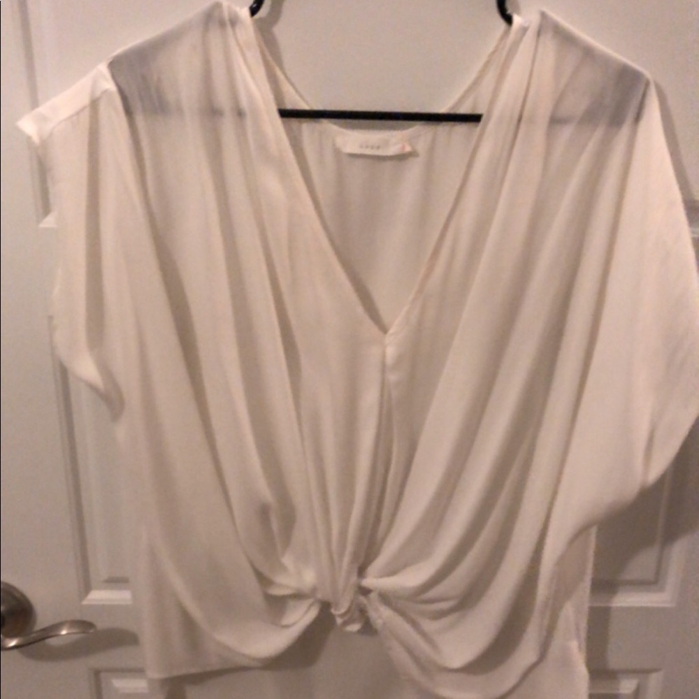 White blouse.